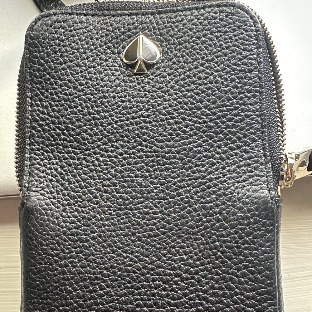 Kate Spade Polly Phone Crossbody Bag Black